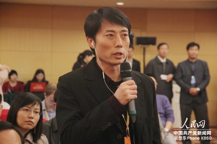 臺灣聯合報記者提問（人民網記者 毛雷 攝） 