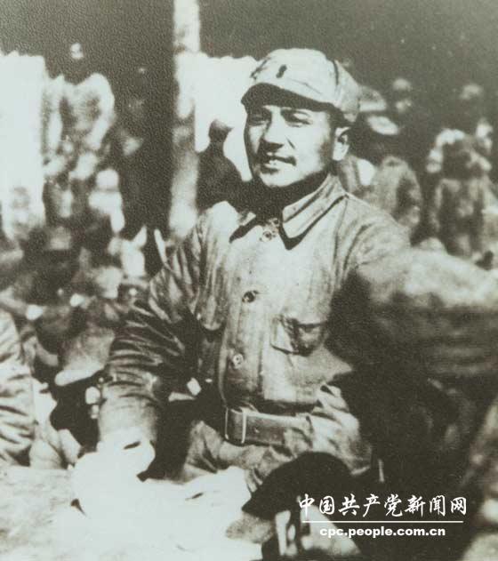 1938年春，鄧小平在山西黎城縣向部隊(duì)進(jìn)行戰(zhàn)斗動(dòng)員
