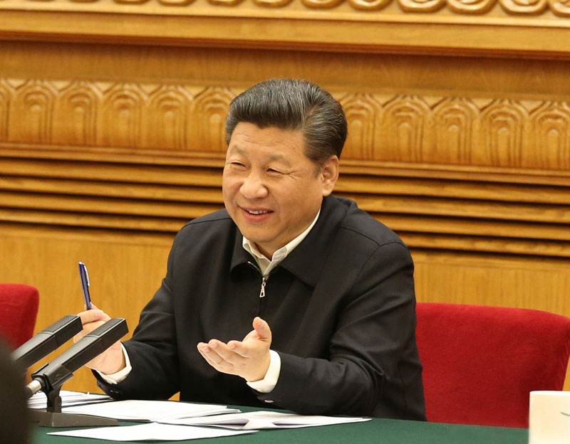 4月19日，中共中央總書記、國家主席、中央軍委主席、中央網絡安全和信息化領導小組組長習近平在北京主持召開網絡安全和信息化工作座談會並發表重要講話。新華社記者  馬佔成  攝