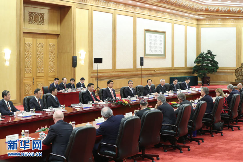 5月17日，國(guó)家主席習(xí)近平在北京人民大會(huì)堂同阿根廷總統(tǒng)馬克裡舉行會(huì)談。 新華社記者 馬佔(zhàn)成 攝