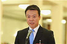 趙宏博代表接受採訪