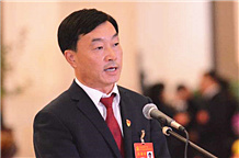 李新民代表接受採訪