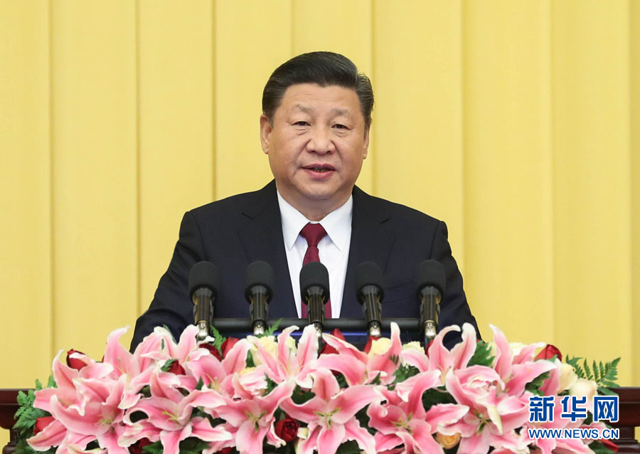 12月29日，全國政協(xié)在北京舉行新年茶話會。中共中央總書記、國家主席、中央軍委主席習(xí)近平在茶話會上發(fā)表重要講話。 新華社記者 丁林 攝