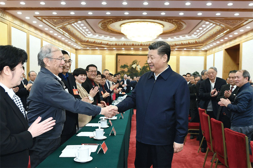 3月18日，中共中央總書記、國家主席、中央軍委主席習(xí)近平在北京主持召開學(xué)校思想政治理論課教師座談會(huì)並發(fā)表重要講話。新華社記者 謝環(huán)馳 攝