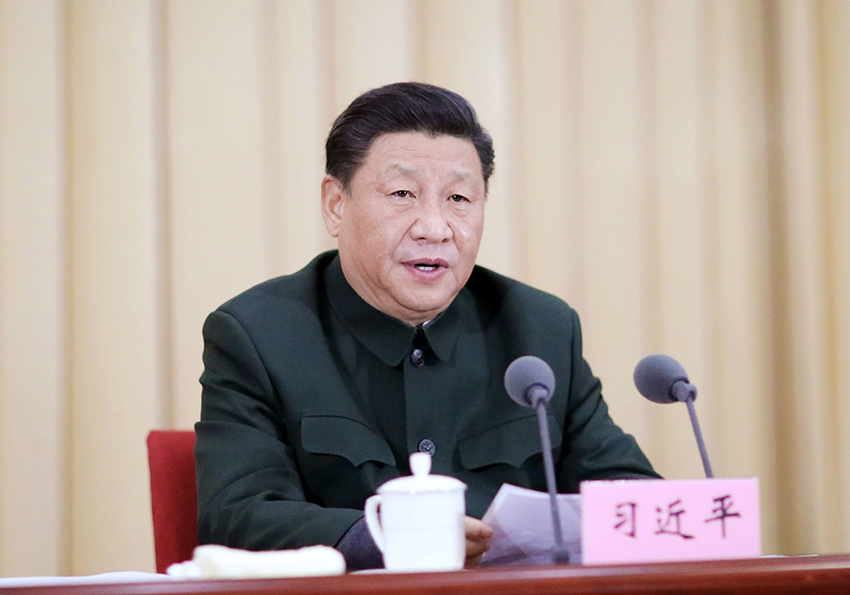 11月27日上午，全軍院校長集訓(xùn)在國防大學(xué)開班。中共中央總書記、國家主席、中央軍委主席習(xí)近平出席開班式並發(fā)表重要講話。 新華社記者 李剛 攝