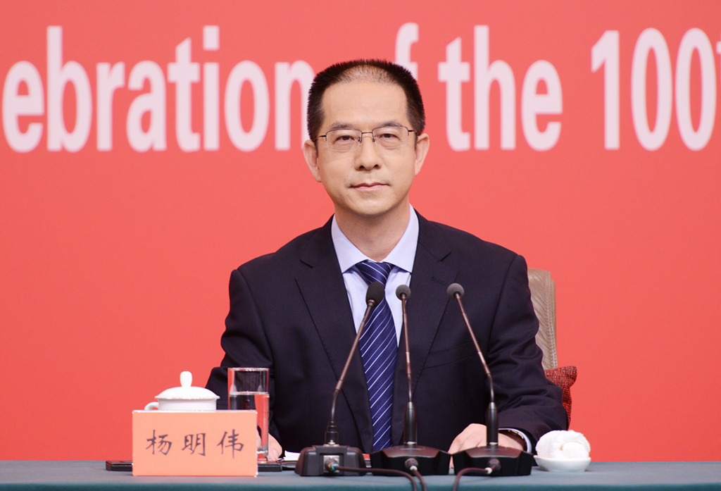中央黨史和文獻研究院對外合作交流局局長楊明偉。人民網 張啟川攝