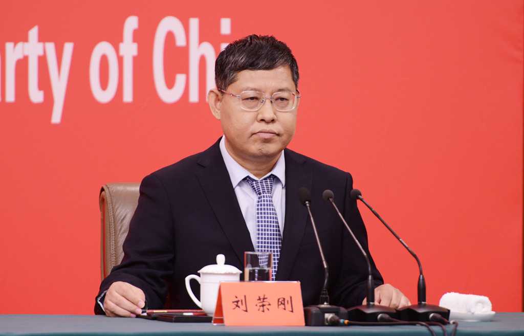 中央黨史和文獻研究院第七研究部副主任劉榮剛。人民網 張啟川攝