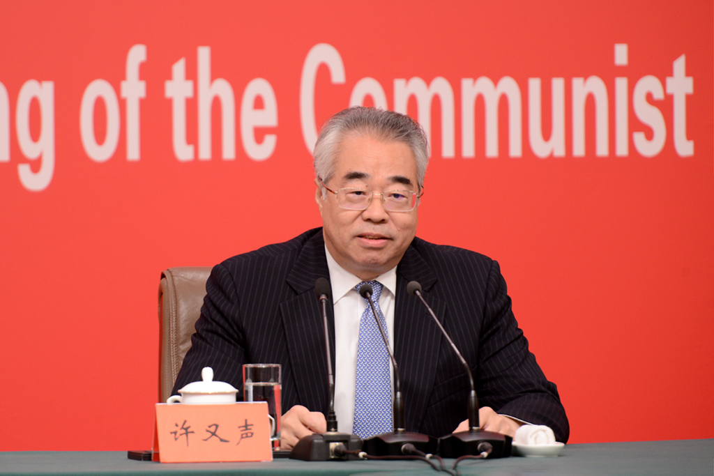 中央統(tǒng)戰(zhàn)部副部長許又聲。人民網(wǎng) 張啟川攝