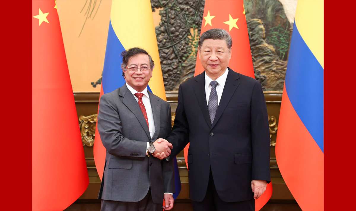 習(xí)近平會(huì)見哥倫比亞總統(tǒng)佩特羅
