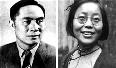 歌曲《我們是共產(chǎn)主義接班人》作詞人周郁輝（左）作曲人寄明（右）。 資料圖片